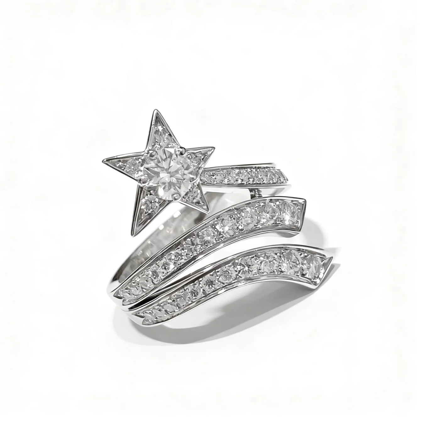 Shooting Star Comet Ring