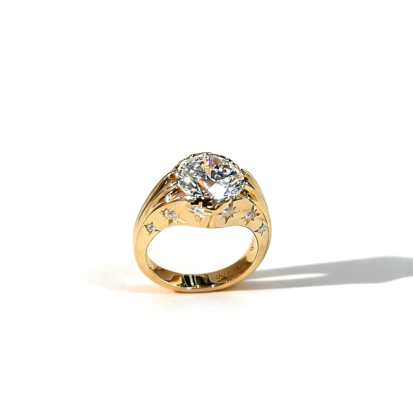 Velora Star Diamond Arc Ring